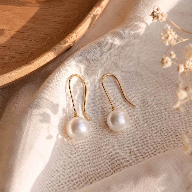 Kaayu earrings styled in an Instagram post.