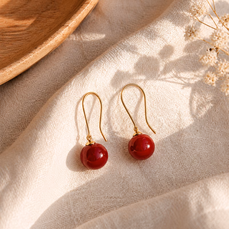 Kaayu earrings styled in an Instagram post.